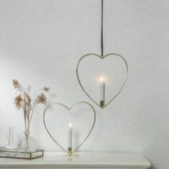 Star Trading Dekoherz Mit LED Stabkerze Hängender Kerzenhalter H: 28,5cm In Gold 12 Star Trading Dekoherz Mit LED Stabkerze Hängender Kerzenhalter H: 28,5cm In Gold -Heimdekoration star trading dekoherz mit led stabkerze hangender kerzenhalter h 28 5cm in gold 3