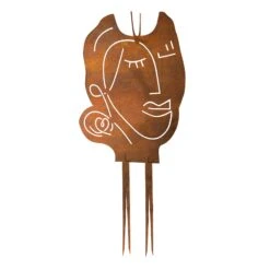 Gartenstecker Abstraktes Gesicht Frau Mit Pflanzschalenhalter In Silber 13 Gartenstecker Abstraktes Gesicht Frau Mit Pflanzschalenhalter In Silber -Heimdekoration unus gartenstecker abstraktes gesicht frau mit pflanzschalenhalter in silber 4