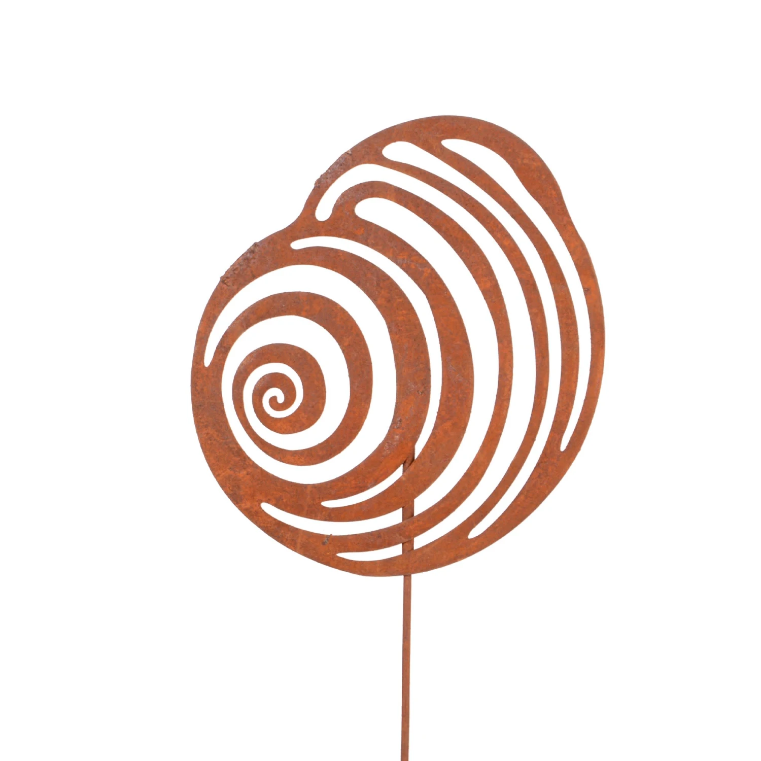 Gartenstecker Rost Muscheln In Braun 3 Gartenstecker Rost Muscheln In Braun