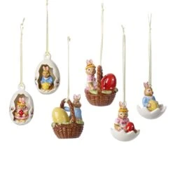Villeroy & Boch Ornamente-Set, 6tlg Bunny Tales In Weiß
