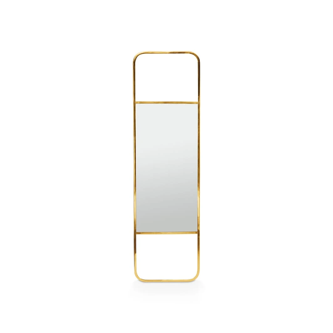 VTwonen Spiegel "Mirror In Frame" In Goud - (L) 30 X (B) 105cm 3 VTwonen Spiegel "Mirror In Frame" In Goud - (L) 30 X (B) 105cm