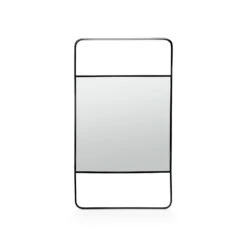 VTwonen Spiegel "Mirror In Frame" In Schwarz - (L) 60 X (B) 105cm