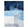 Leinwandbild - Abstrakter Wasserfall In Blau -Heimdekoration wallart leinwandbild abstrakter wasserfall in blau