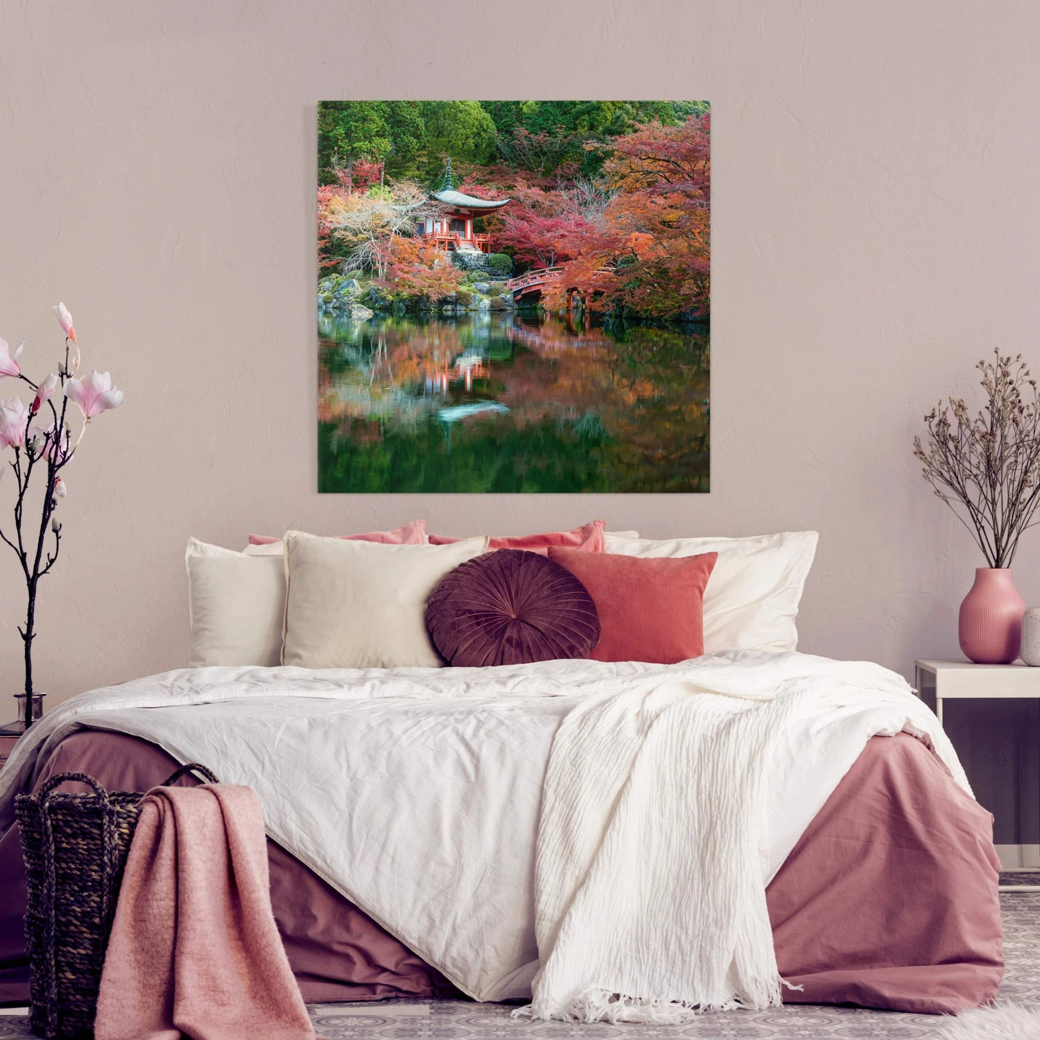 Leinwandbild - Daigo Ji Tempel Im Herbst In Rot 6 Leinwandbild - Daigo Ji Tempel Im Herbst In Rot – Bild 4