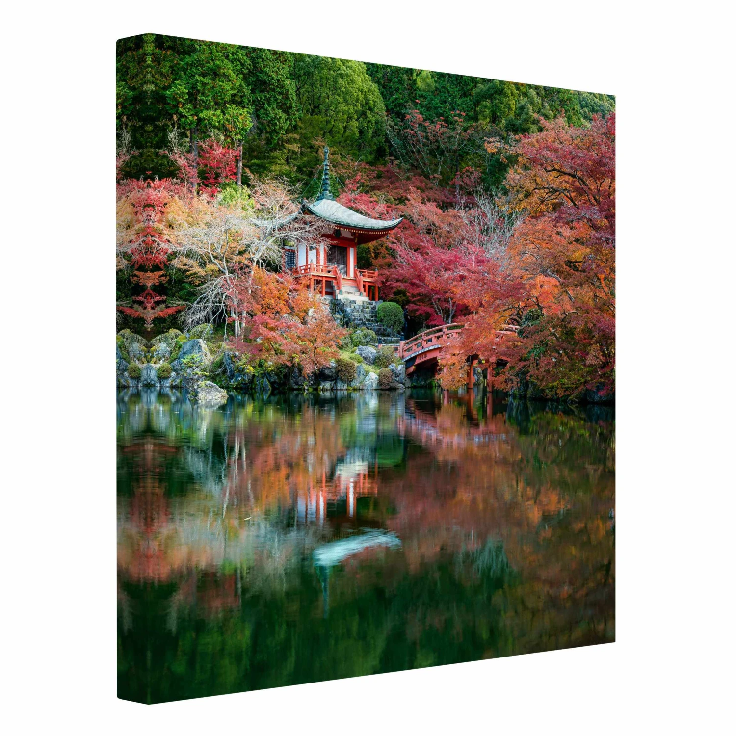 Leinwandbild - Daigo Ji Tempel Im Herbst In Rot 7 Leinwandbild - Daigo Ji Tempel Im Herbst In Rot – Bild 5