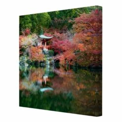 Leinwandbild - Daigo Ji Tempel Im Herbst In Rot 15 Leinwandbild - Daigo Ji Tempel Im Herbst In Rot -Heimdekoration wallart leinwandbild daigo ji tempel im herbst in rot 5