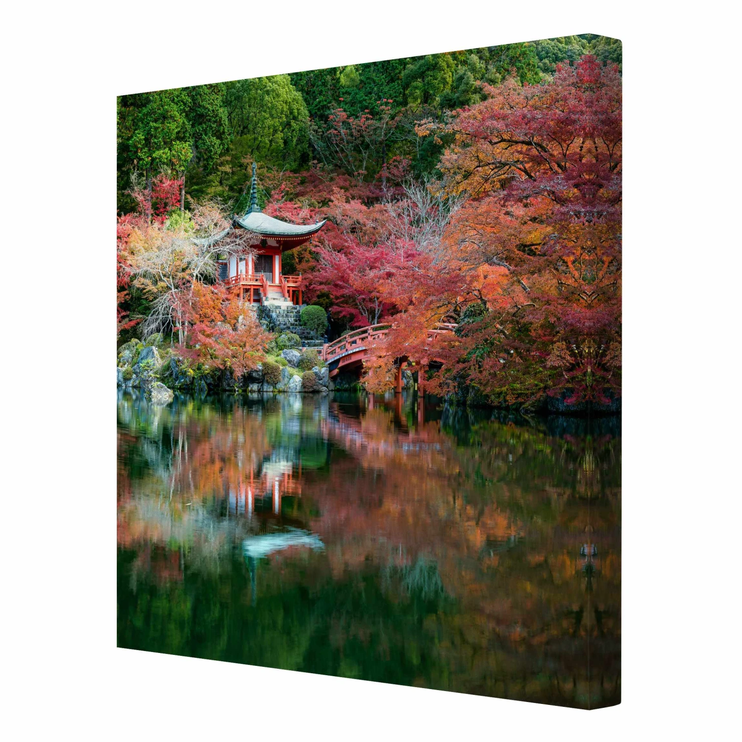 Leinwandbild - Daigo Ji Tempel Im Herbst In Rot 8 Leinwandbild - Daigo Ji Tempel Im Herbst In Rot – Bild 6