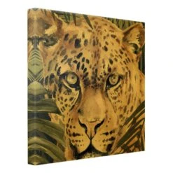 Leinwandbild Gold - Leopard Im Dschungel In Creme-Beige 16 Leinwandbild Gold - Leopard Im Dschungel In Creme-Beige -Heimdekoration wallart leinwandbild gold leopard im dschungel in creme beige 5