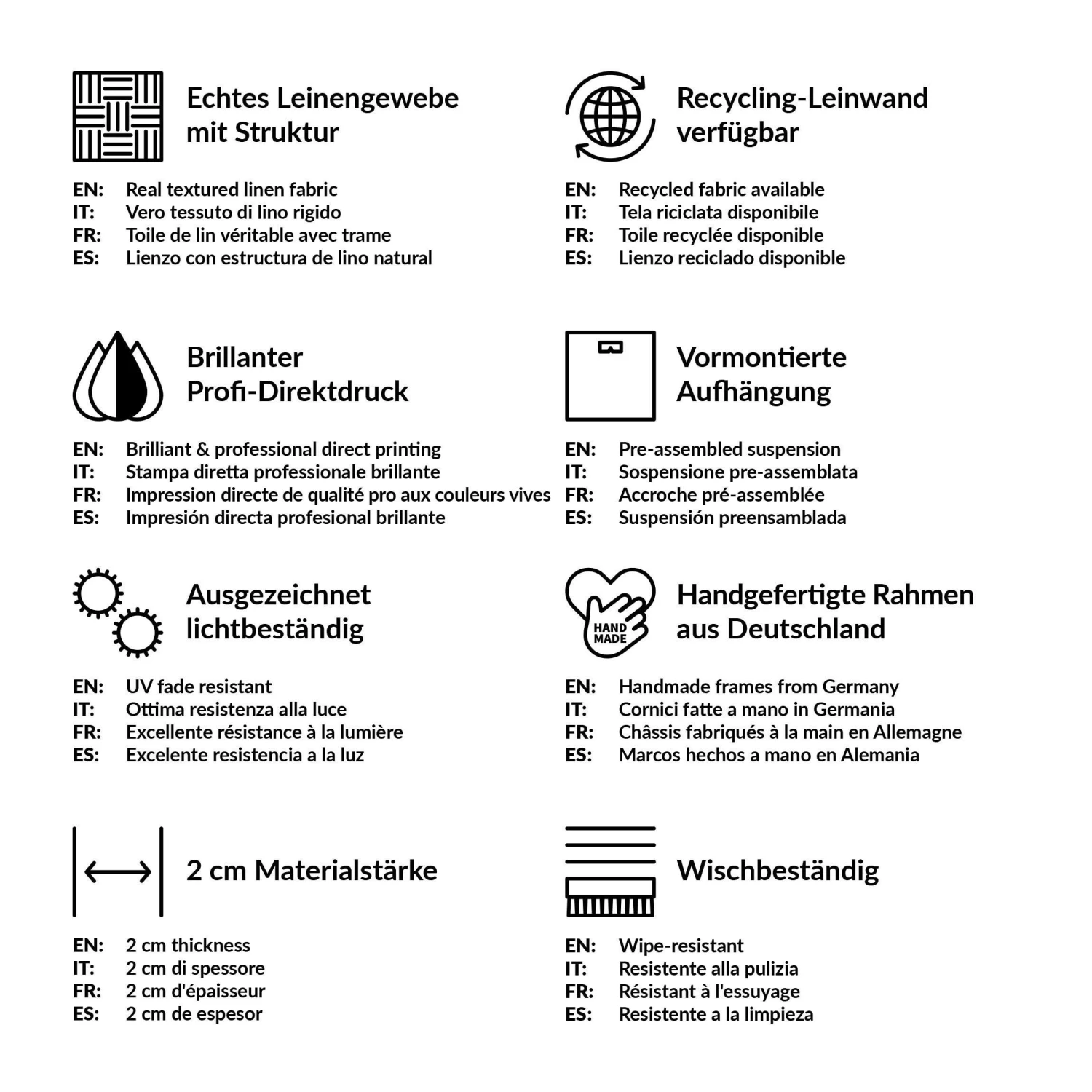 Leinwandbild - Wachsende Eukalyptuszweige In Grün 10 Leinwandbild - Wachsende Eukalyptuszweige In Grün – Bild 8
