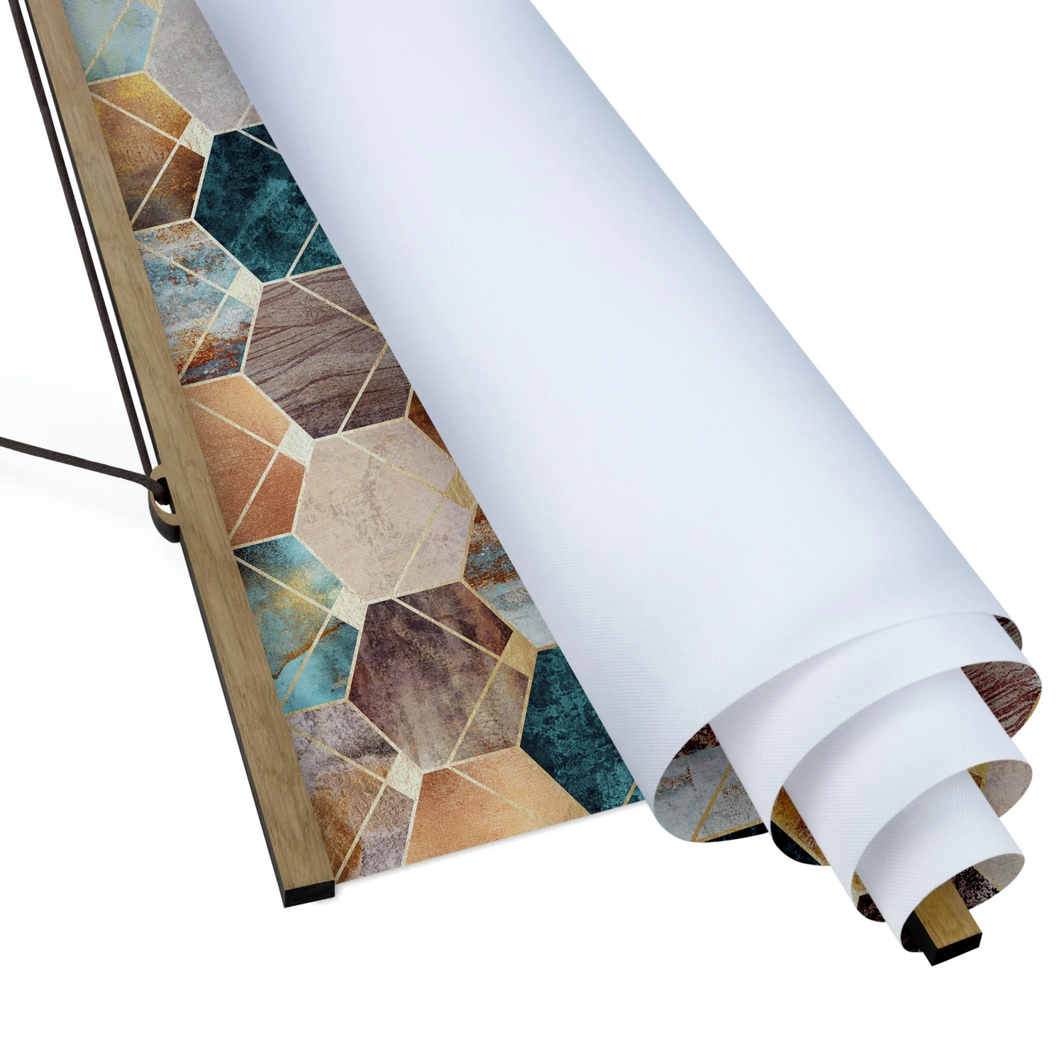 Stoffbild - E. Fredriksson - Geometrie Goldenes Art Deco In Gold 8 Stoffbild - E. Fredriksson - Geometrie Goldenes Art Deco In Gold – Bild 6