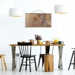 Stoffbild Mit Posterleisten - Himmelsträumerei I In Creme-Beige 12 Stoffbild Mit Posterleisten - Himmelsträumerei I In Creme-Beige -Heimdekoration wallart stoffbild mit posterleisten himmelstraumerei i in creme beige 3