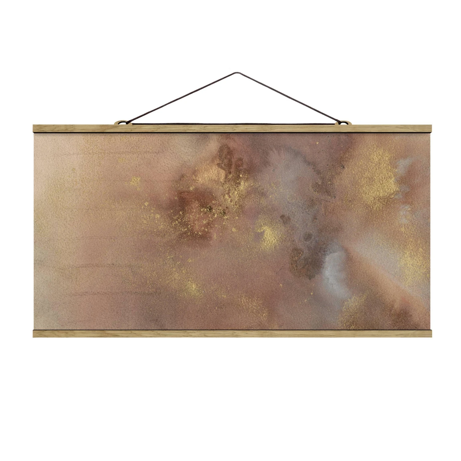 Stoffbild Mit Posterleisten - Himmelsträumerei I In Creme-Beige 7 Stoffbild Mit Posterleisten - Himmelsträumerei I In Creme-Beige – Bild 5