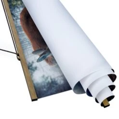 Stoffbild Mit Posterleisten - Mutter Und Kitz In Braun 14 Stoffbild Mit Posterleisten - Mutter Und Kitz In Braun -Heimdekoration wallart stoffbild mit posterleisten mutter und kitz in braun 5