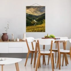 Stoffbild Mit Posterleisten - Reisplantagen In Vietnam In Grün 12 Stoffbild Mit Posterleisten - Reisplantagen In Vietnam In Grün -Heimdekoration wallart stoffbild mit posterleisten reisplantagen in vietnam in grun 3