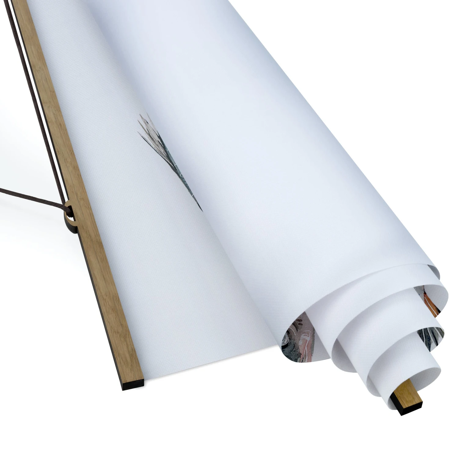 Stoffbild Mit Posterleisten - Sieben Fische In Aquarell I In Pastell 8 Stoffbild Mit Posterleisten - Sieben Fische In Aquarell I In Pastell – Bild 6