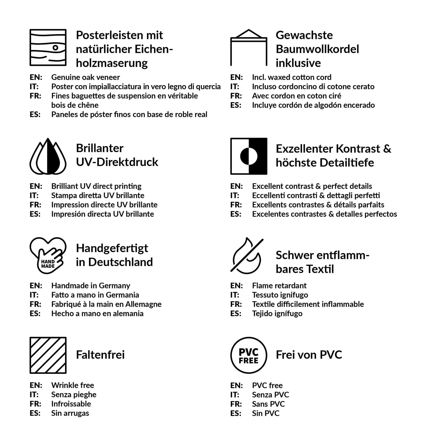 Stoffbild Mit Posterleisten - Sukkulente Petrol I In Petrol 9 Stoffbild Mit Posterleisten - Sukkulente Petrol I In Petrol – Bild 7