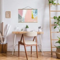 Stoffbild - Verschwommener Tagesanbruch II In Rosa 12 Stoffbild - Verschwommener Tagesanbruch II In Rosa -Heimdekoration wallart stoffbild verschwommener tagesanbruch ii in rosa 3