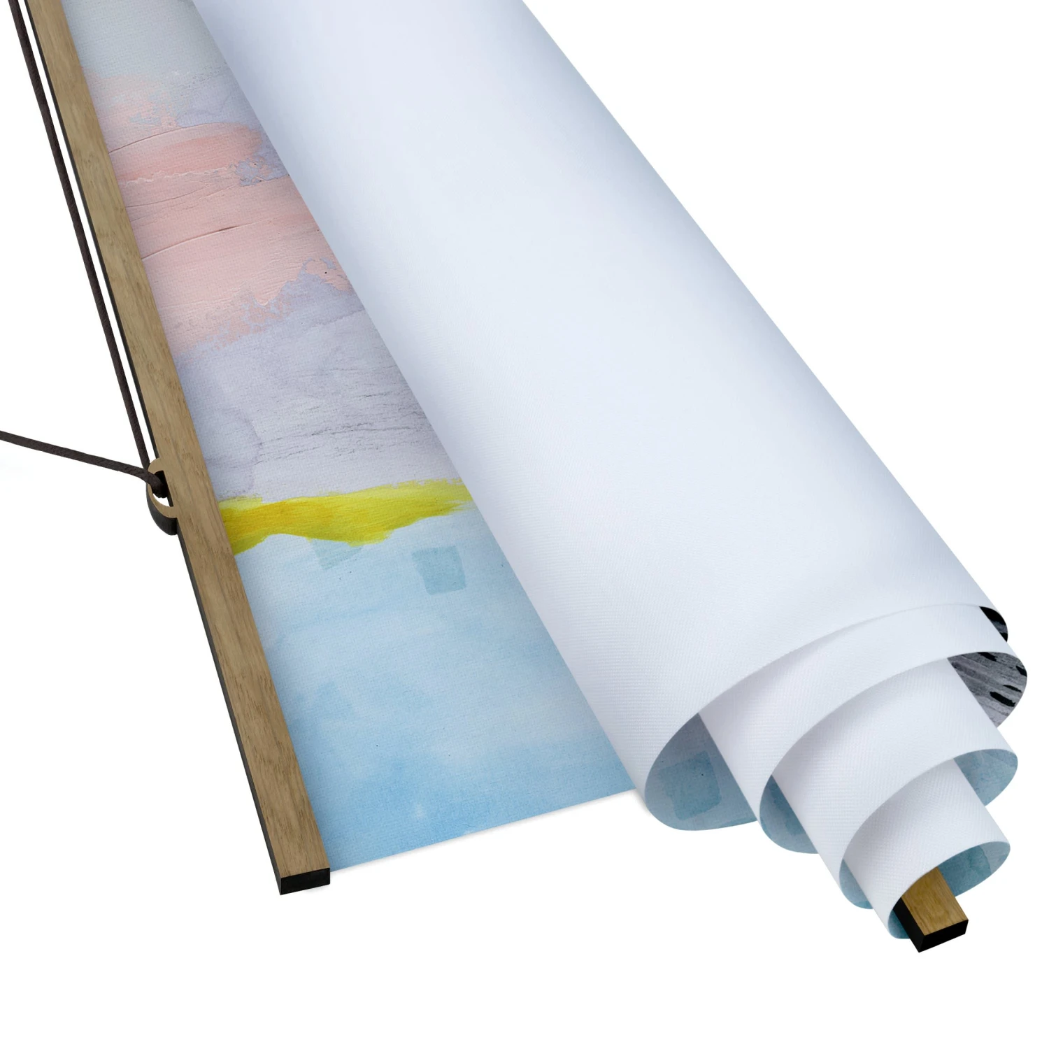 Stoffbild - Verschwommener Tagesanbruch IV In Rosa 8 Stoffbild - Verschwommener Tagesanbruch IV In Rosa – Bild 6