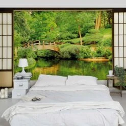 Vliestapete Smart - Lake View In Grün 11 Vliestapete Smart - Lake View In Grün -Heimdekoration wallart vliestapete smart lake view in grun 3