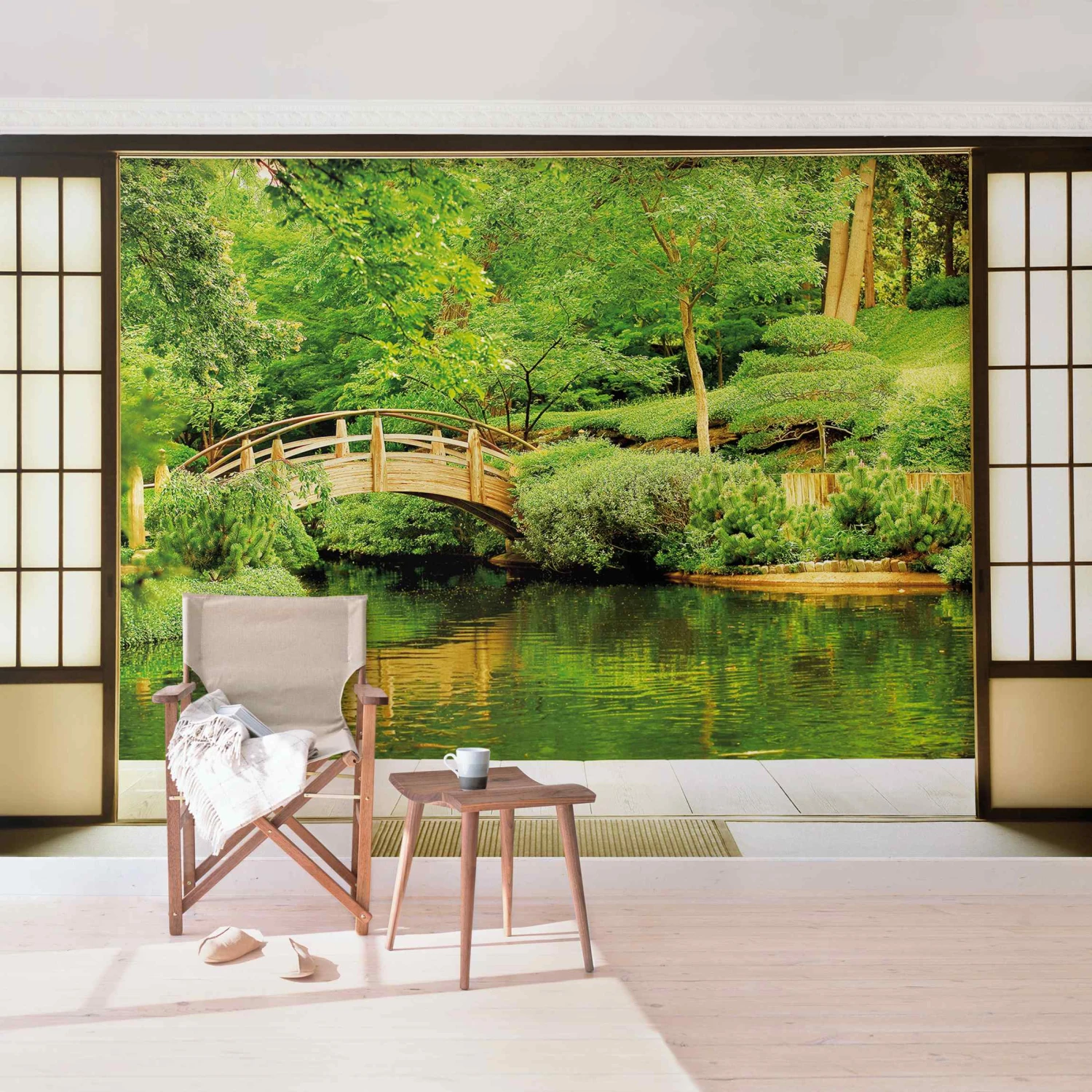 Vliestapete Smart - Lake View In Grün 7 Vliestapete Smart - Lake View In Grün – Bild 5