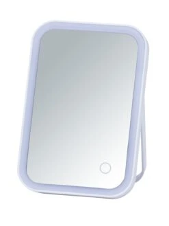 Wenko LED Kosmetik-Standspiegel Arizona In Weiß -Heimdekoration wenko led kosmetik standspiegel arizona in weiss 2