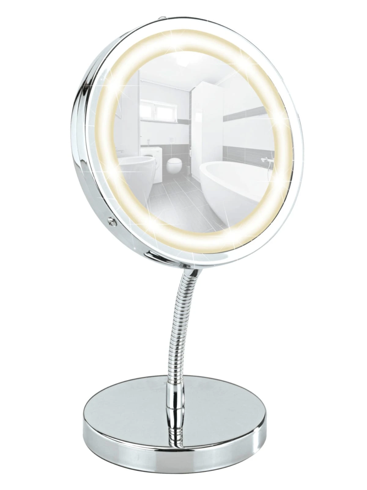 Wenko LED Kosmetikspiegel Brolo In Chrom 7 Wenko LED Kosmetikspiegel Brolo In Chrom – Bild 5