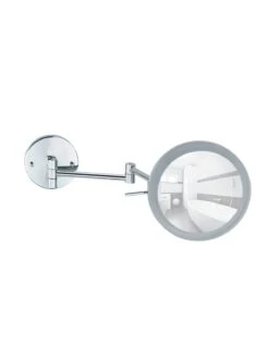 Wenko Power-Loc® LED Wandspiegel Aura In Chrom -Heimdekoration wenko power loc r led wandspiegel aura in chrom 6