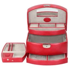 Shine Schmuckkoffer 23 Cm In Rot 11 Shine Schmuckkoffer 23 Cm In Rot -Heimdekoration windrose shine schmuckkoffer 23 cm in rot 4