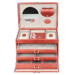 Shine Schmuckkoffer 25 Cm In Kupfer -Heimdekoration windrose shine schmuckkoffer 25 cm in kupfer 4