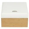 Wood Schmuckkoffer Leder 18 Cm In Creme -Heimdekoration windrose wood schmuckkoffer leder 18 cm in creme