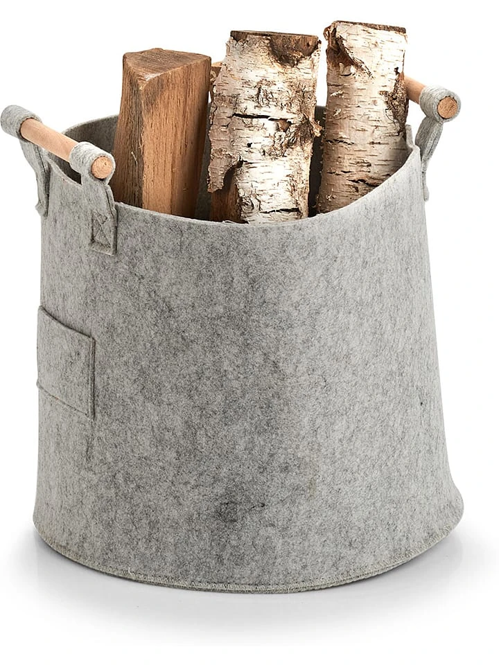 Aufbewahrungskorb In Grau - (H)28 X Ø 31 Cm 4 Aufbewahrungskorb In Grau - (H)28 X Ø 31 Cm – Bild 2