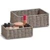Aufbewahrungskörbchen In Grau 2 Aufbewahrungskörbchen In Grau -Heimdekoration zeller present aufbewahrungskorbchen in grau