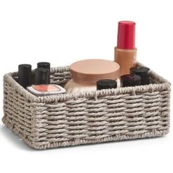 Aufbewahrungskörbchen In Grau -Heimdekoration zeller present aufbewahrungskorbchen in grau 2